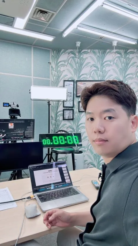 촬영 스튜디오의 김형태 대표